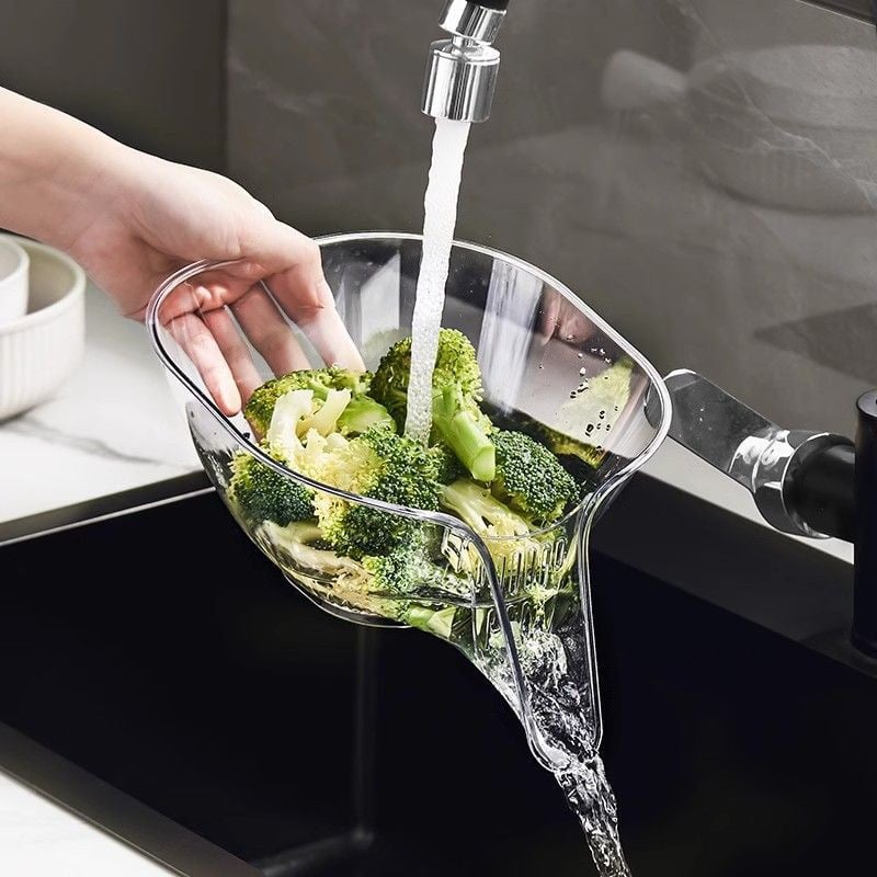 Multi-Functional Drain Basket, High Temperature Resistant Kitchen Essentials Drainage Basket, Drainage Basket for Pasta, Vegetables, Fruit, Salad, Food