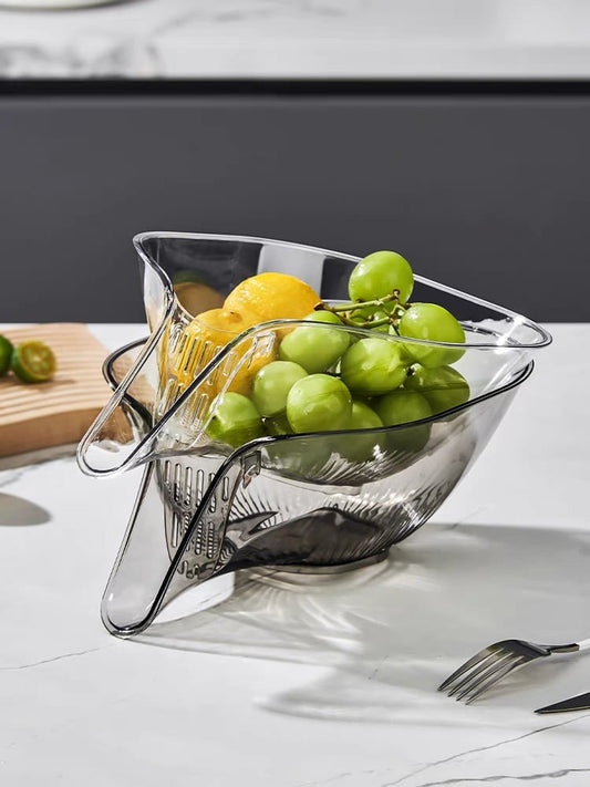 Multi-Functional Drain Basket, High Temperature Resistant Kitchen Essentials Drainage Basket, Drainage Basket for Pasta, Vegetables, Fruit, Salad, Food