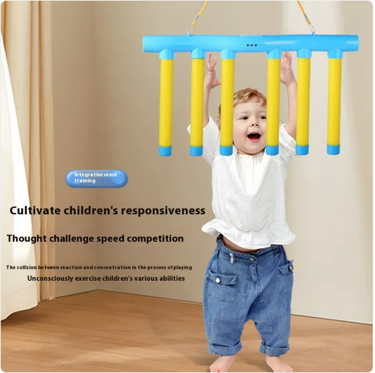 Reflex Drop Sticks Challenge Game - Hand-Eye Coordination & Reaction Training Toy, Fun Catch Falling Sticks Game for Kids, Adults