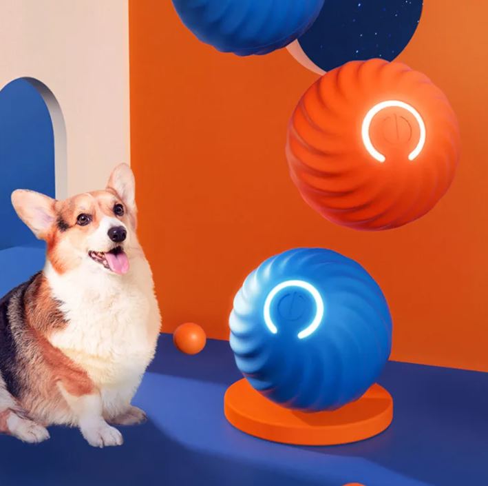 Pet Dog Rubber Gravity Ball Toys For Dogs