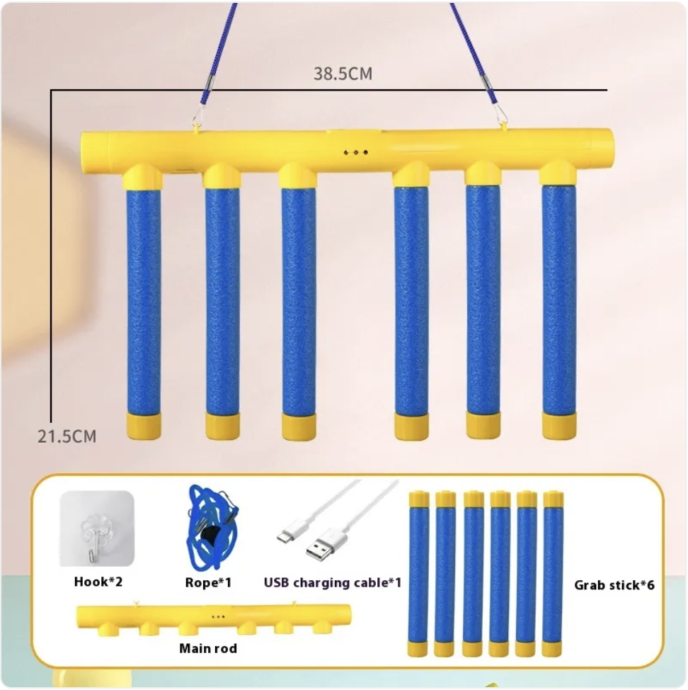 Reflex Drop Sticks Challenge Game - Hand-Eye Coordination & Reaction Training Toy, Fun Catch Falling Sticks Game for Kids, Adults