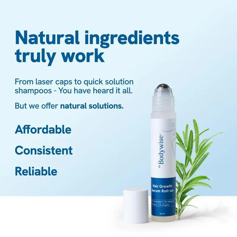 Rosemary Essential Oil Roll-On - Hair Growth Scalp Massage - Beard