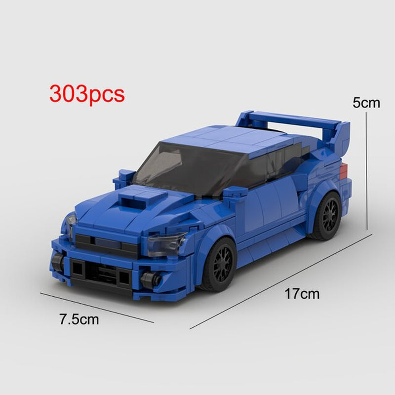 Subaru WRX STI Building Blocks Supercar 303pcs