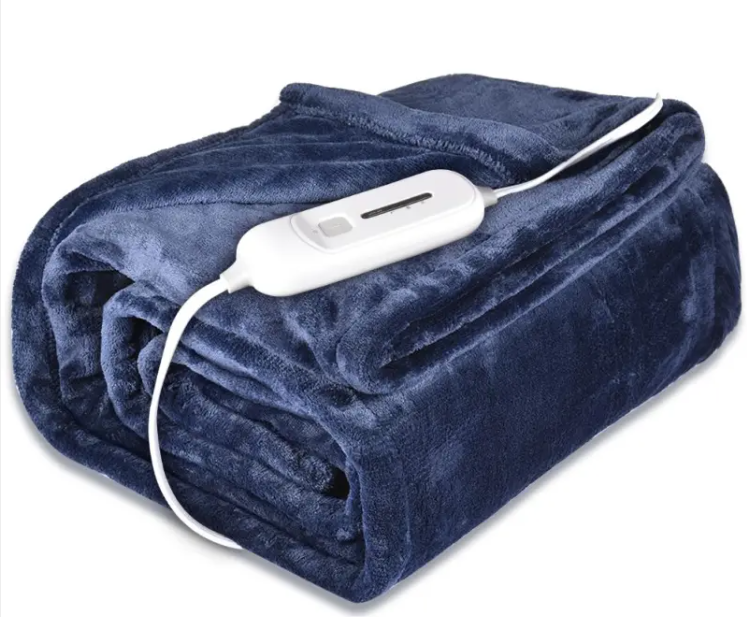 3-Level Safety Heated Blanket with Adjustable Temperature 50x60 in