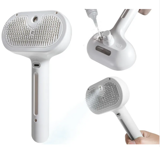 Pet Hair Spray Brush Shedding Grooming