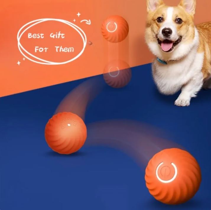 Pet Dog Rubber Gravity Ball Toys For Dogs